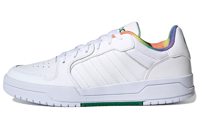 Кеды adidas neo Entrap (бело-зеленые)