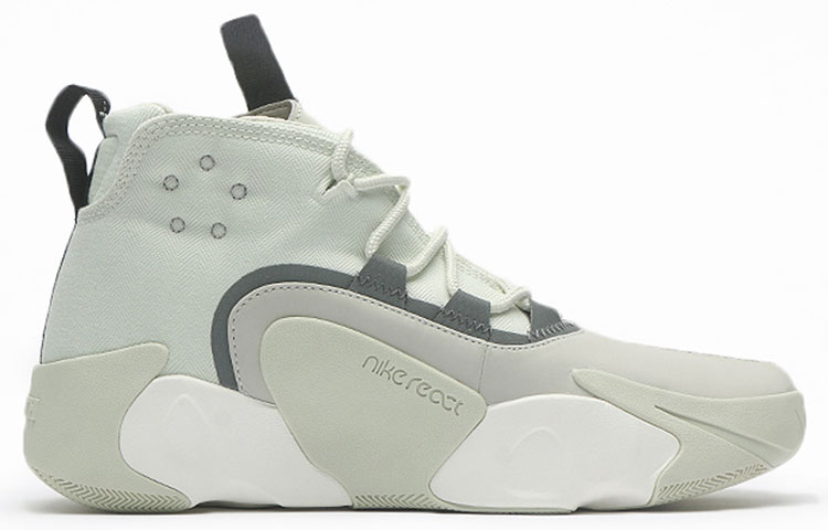 Мужские кроссовки Nike React Frenzy SE (серый/зеленый) — фото 2