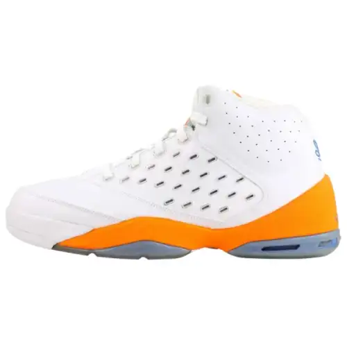 Jordan Abrasion Resistant Mid top Vintage Basketball Shoes Men's White