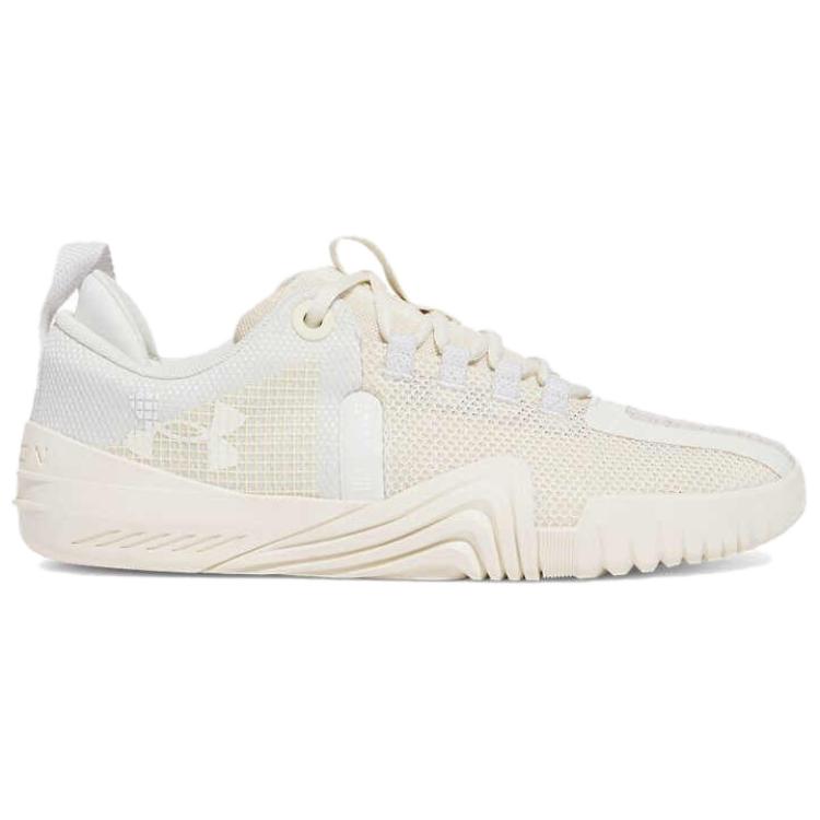 Under Armour Reign 6 Slip Resistant Abrasion Resistant Low top Training Shoes Men’s Beige