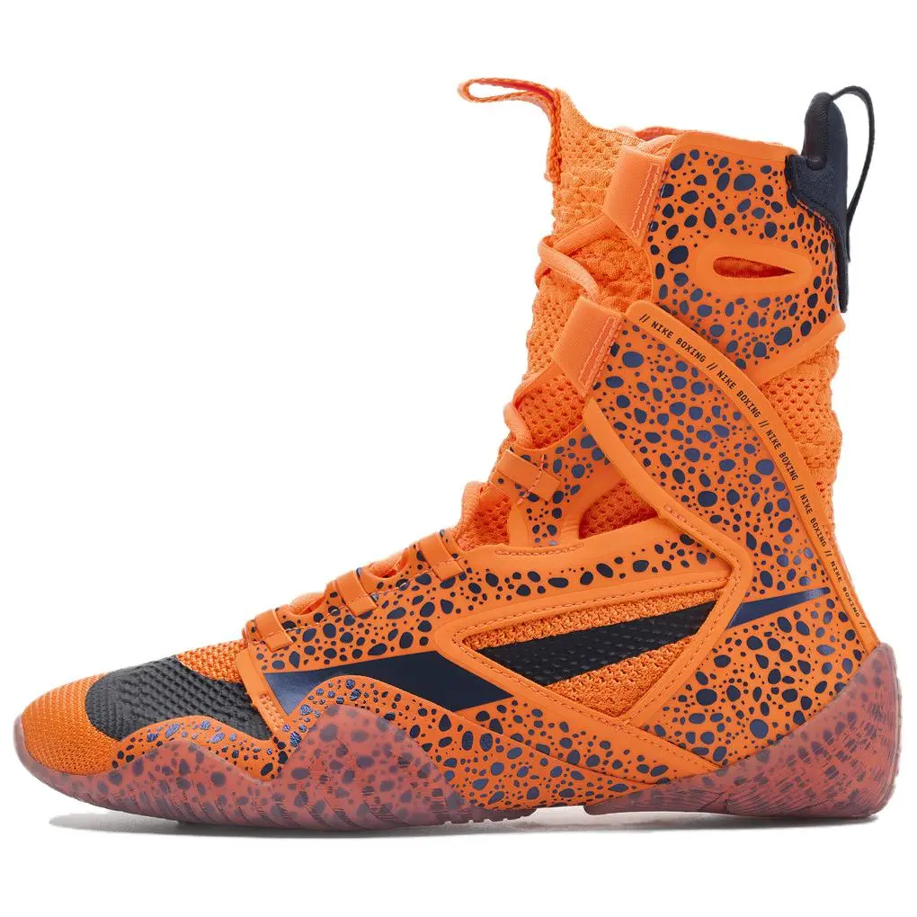 Nike Slip Resistant Abrasion Resistant Slip Resistant Abrasion Resistant High top Training Shoes Men's Orange