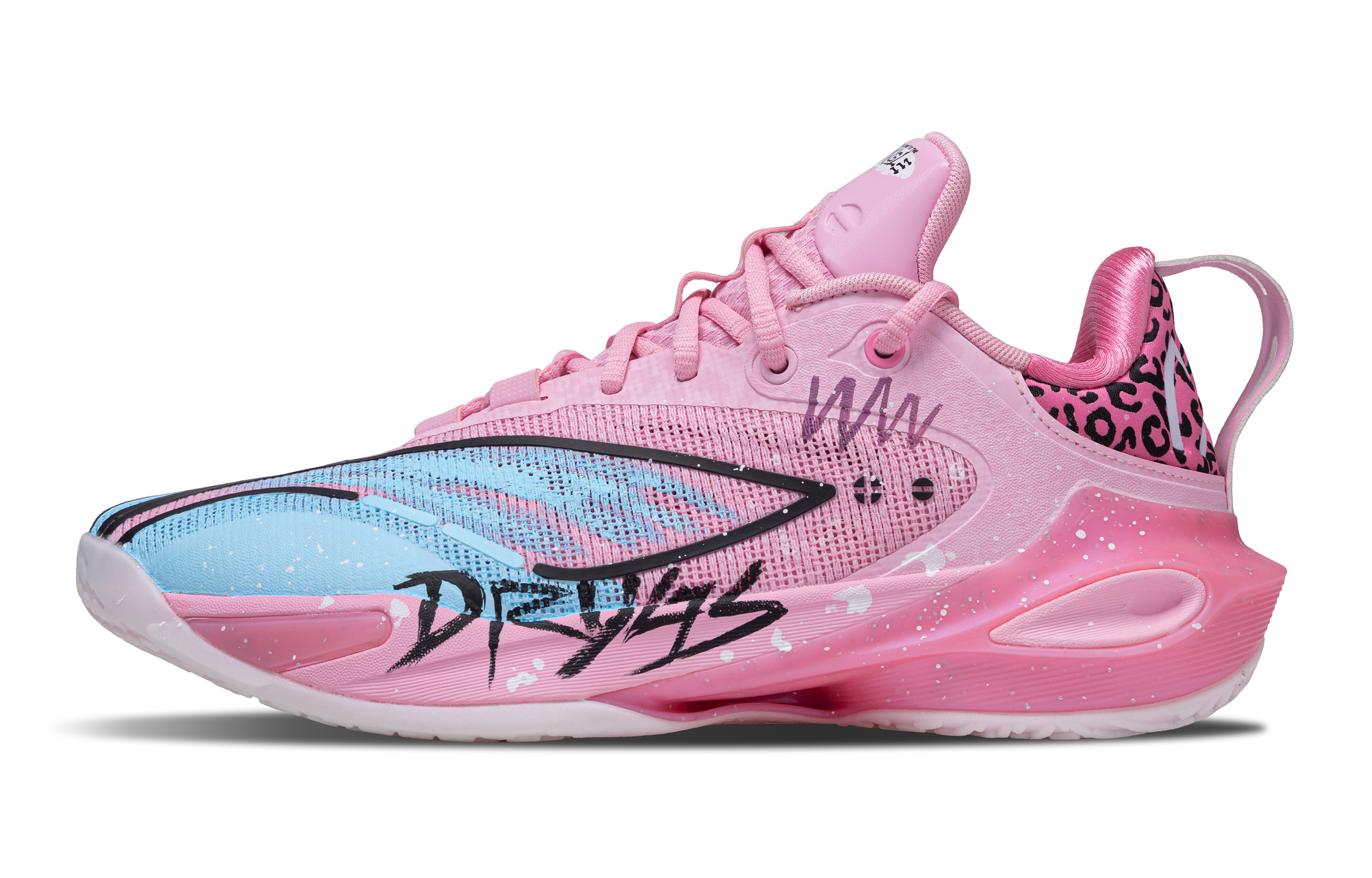 Li Ning Speed 11 TPU Support Abrasion Resistant Low top Basketball Shoes Men’s Pink