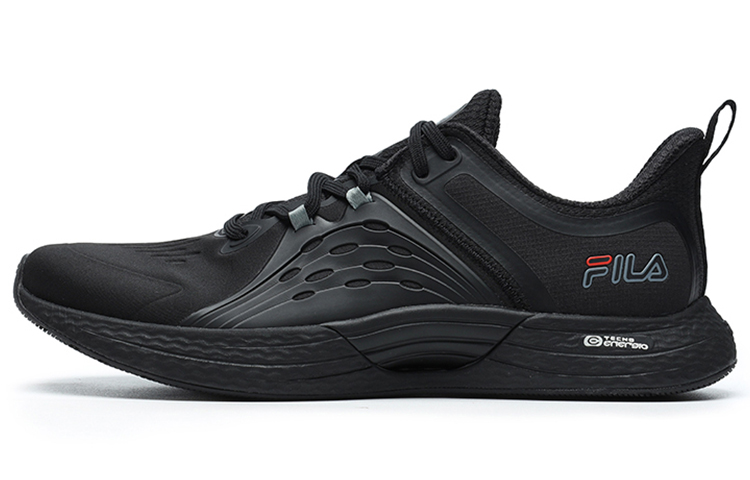 Мужские кроссовки Fila Athletics (черно-красные)