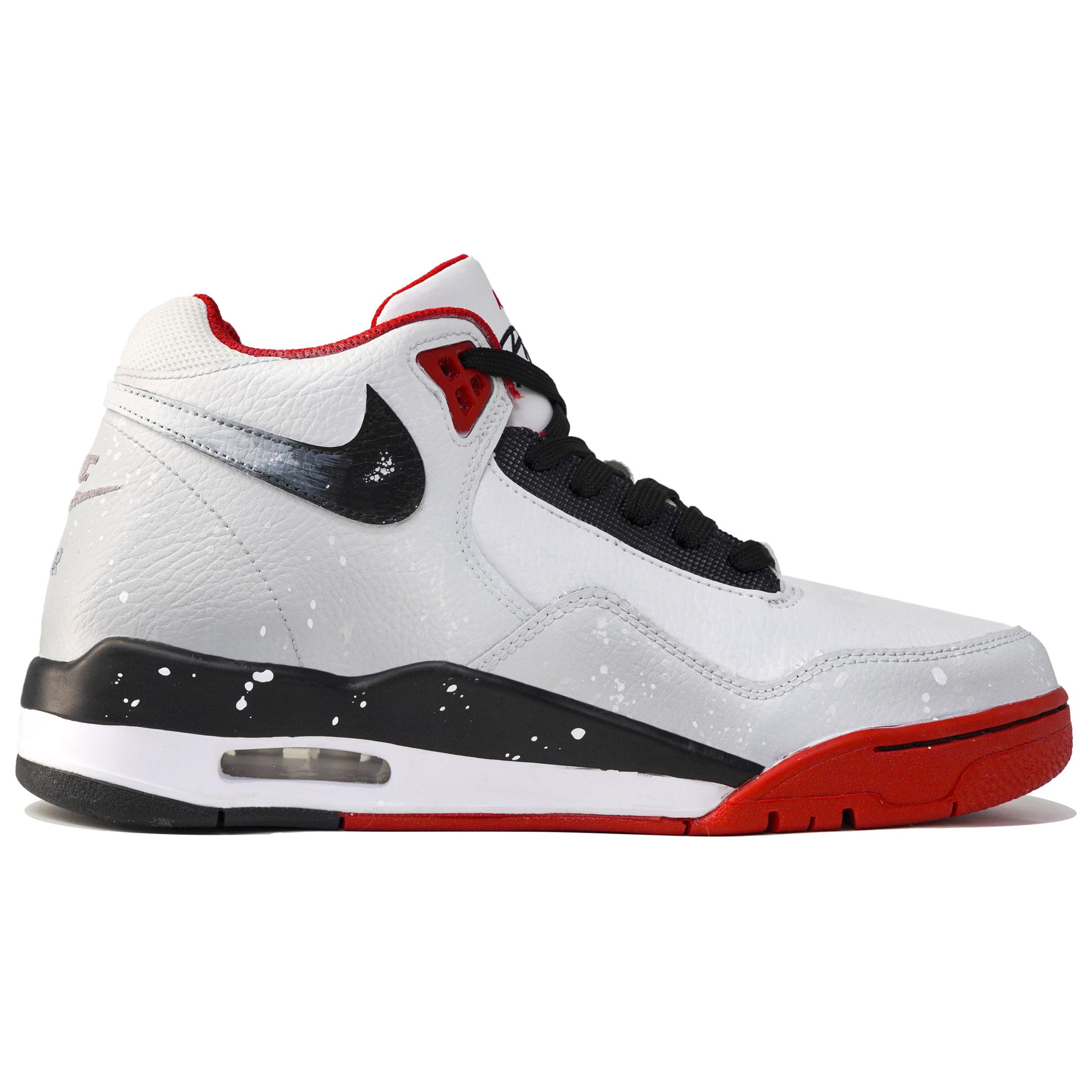 Nike Flight Legacy Myriad Flowers Entice, Tracing Snow For Plum Blossoms, Shopping Bag Mid top Vintage Basketball Shoes