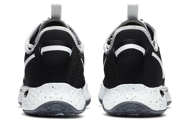 Кроссовки Nike PG 4 Team (черно-белый) — Чёрный / белый — фото 5