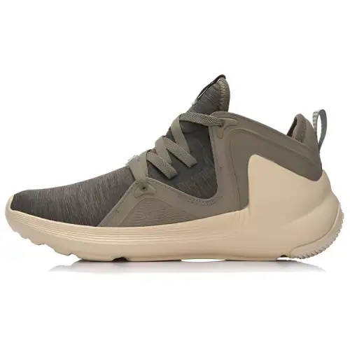 LiNing Li Ning Evangelist Wade's Way Casual Shock Absorbing Anti-Slip Wear-Resistant Mid-top Basketball Shoes Men's Gray
