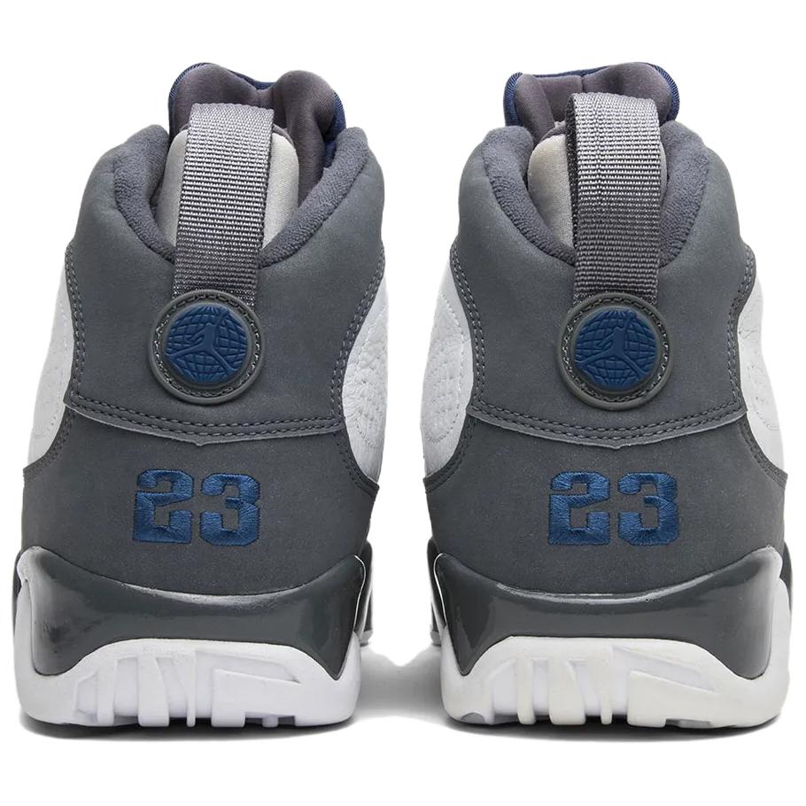 Jordan Air Jordan 9 High top Vintage Basketball Shoes Men’s Gray White 2026