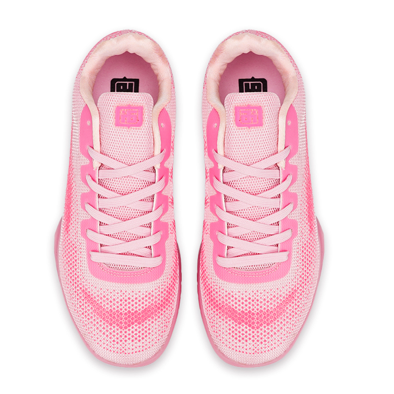 IVERSON Cushioning Slip Resistant Abrasion Resistant Low top Basketball Shoes Unisex Cherry Blossom Pink