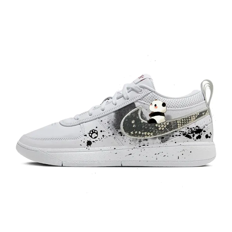 Nike Book 1 Slip Resistant Coverage Low top Basketball Shoes Men's White