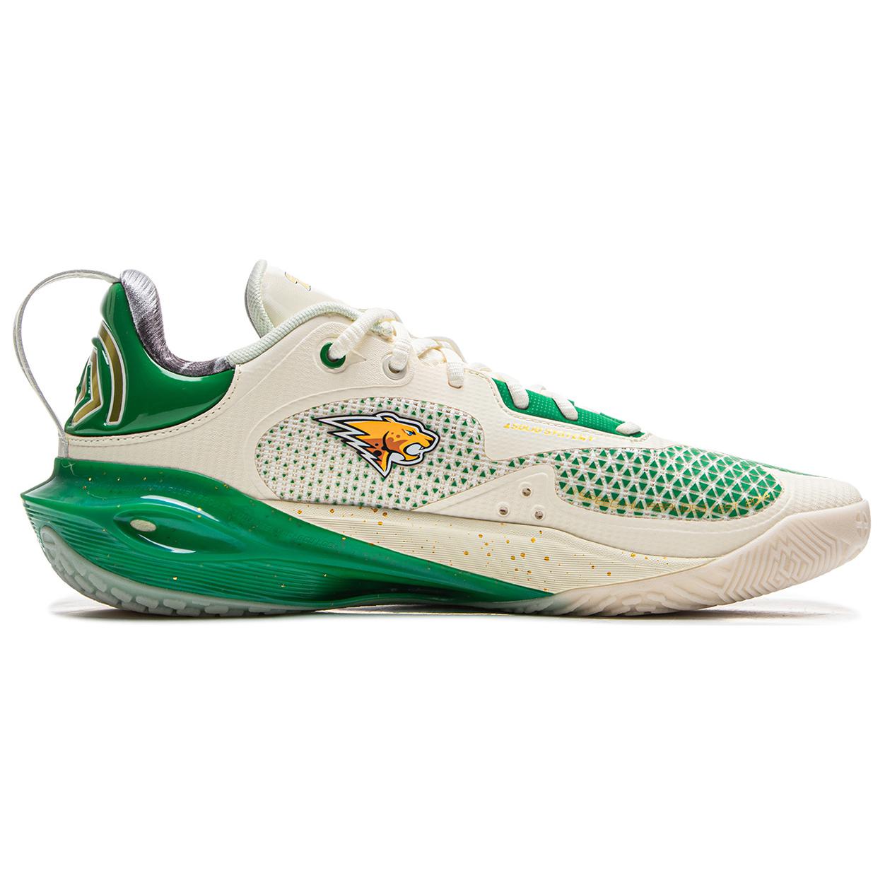 Li Ning Speed 11 Support Rebound Low top Basketball Shoes Men’s White Green
