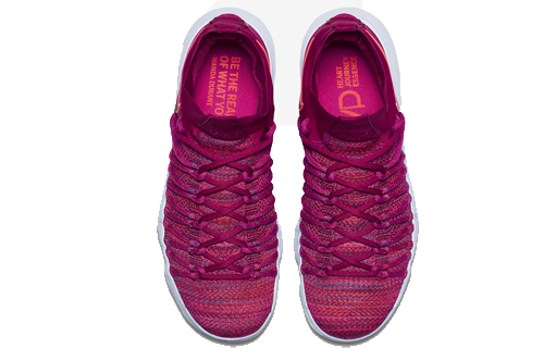 Мужские кроссовки Nike KD 9 ELITE Zoom (розовые) — Розовый — фото 4