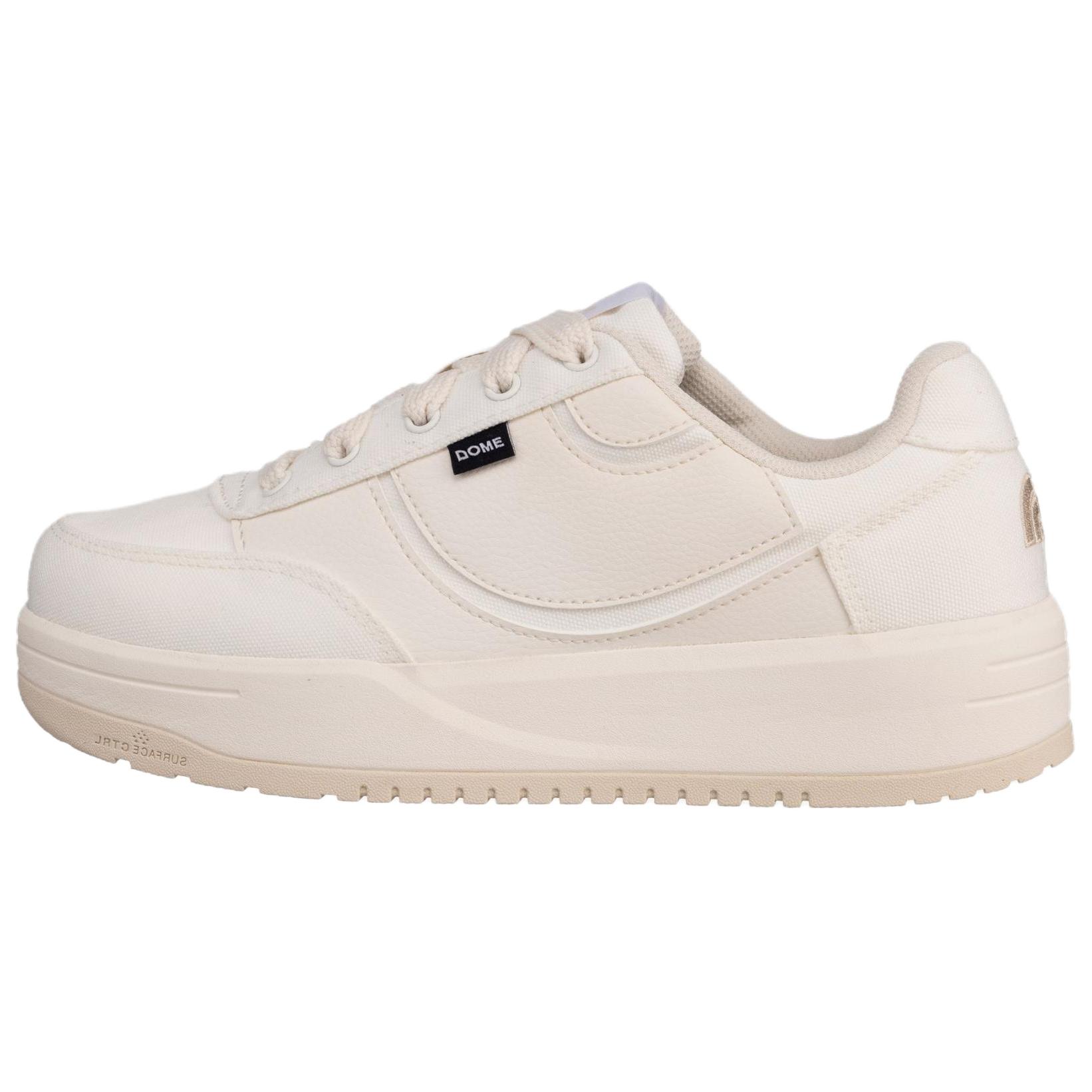 THE NORTH FACE Dome Slip Resistant Abrasion Resistant Low top Skateboard Shoes Women's Beige