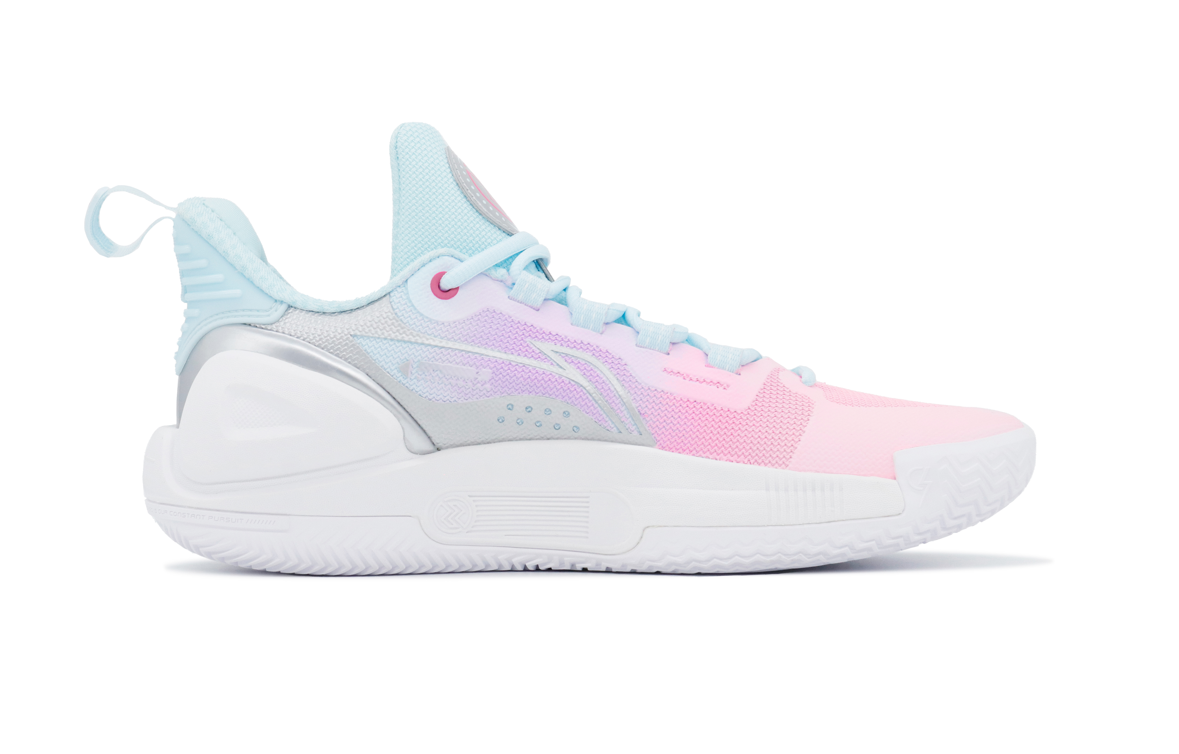 Li Ning Speed 9 Basketball Shoes Men’s Low Top Pink/Blue