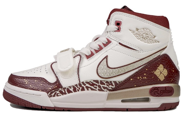 Jordan Legacy 312 Vintage Basketball Shoes Women’s High Top Gold