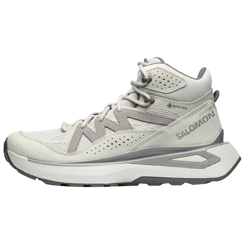SALOMON Mid top Outdoor Shoes Unisex Alloy Color