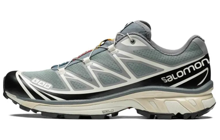 SALOMON XT 6 Breathable Low top Running Shoes Unisex Heritage Gray
