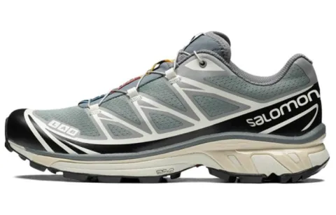 SALOMON XT 6 Breathable Low top Running Shoes Unisex Heritage Gray