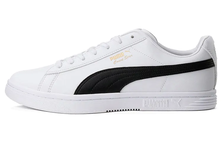 PUMA Court Star Low Top Casual Skate Shoes Unisex White Black