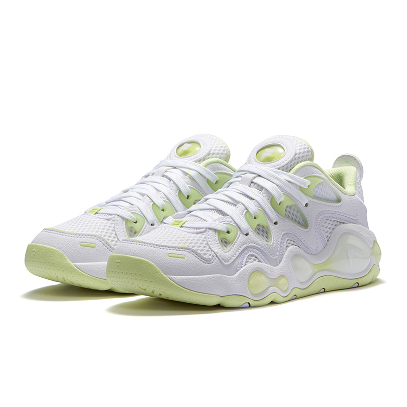 FILA FUSION VERTICAL Crack Shoes Textile, Synthetic Leather Fashion Trend Low top Vintage Basketball Shoes Women’s