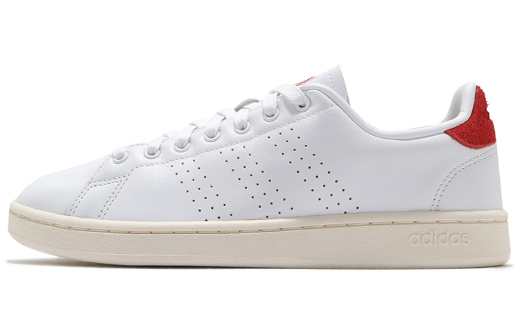 Мужские кеды adidas adidas neo ADVANTAGE (бело-бордовые)