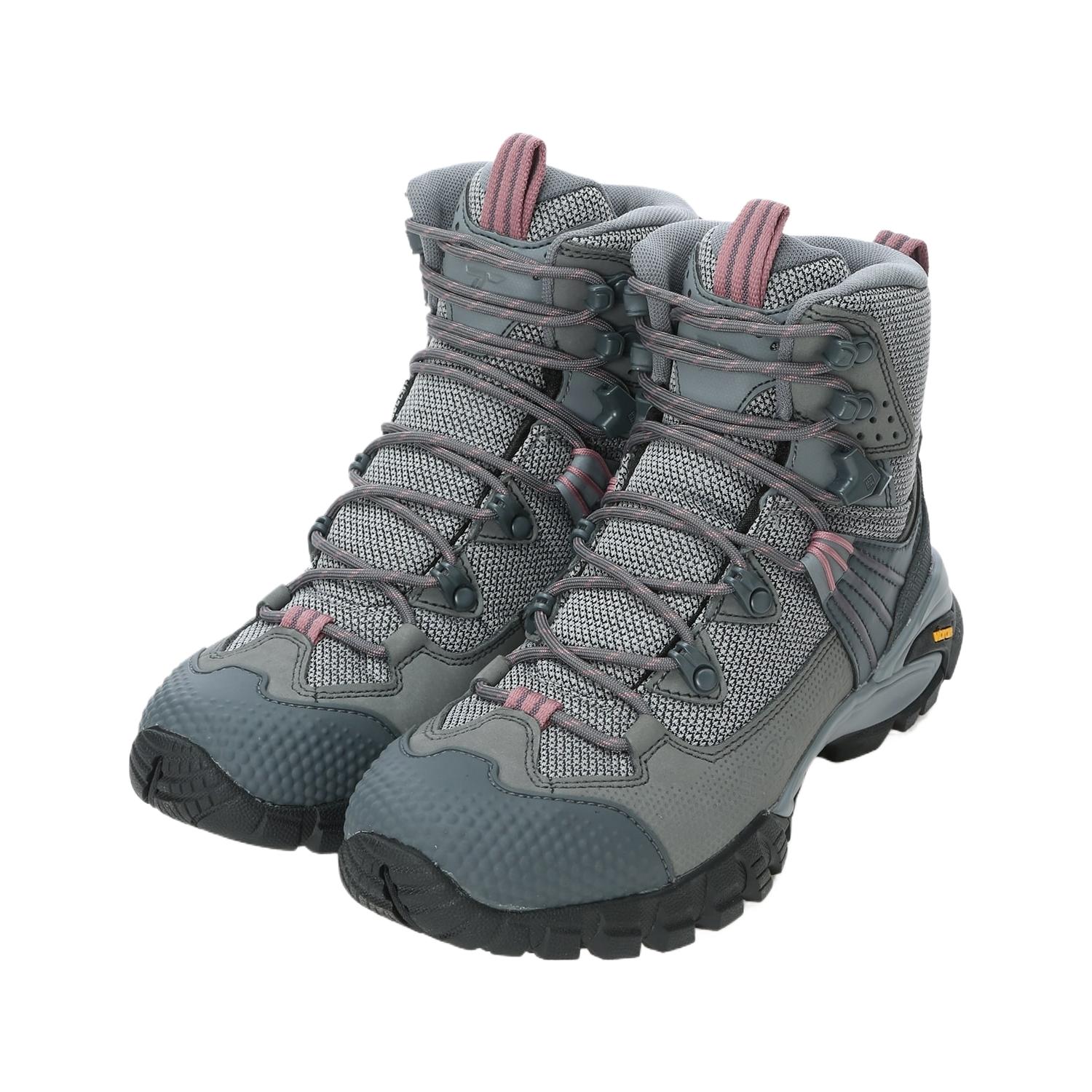 Columbia Hiking Abrasion Resistant Abrasion Resistant Mid top Mountaineering Shoes Women’s Titanium Gray Steel