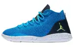 Jordan Reveal Cushioning, Wear Resistant Mid top Vintage Basketball Shoes Men's Blue Black