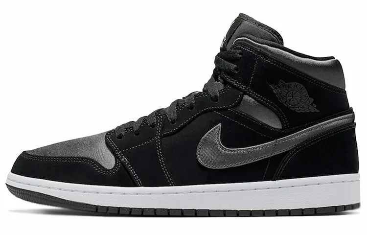 Jordan 1 Mid Nylon Black Anthracite
