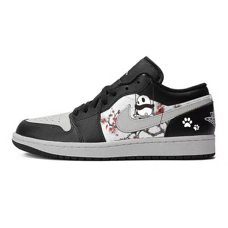 Jordan Air Jordan 1 Vintage Basketball Shoes Unisex Low Top White/Pink