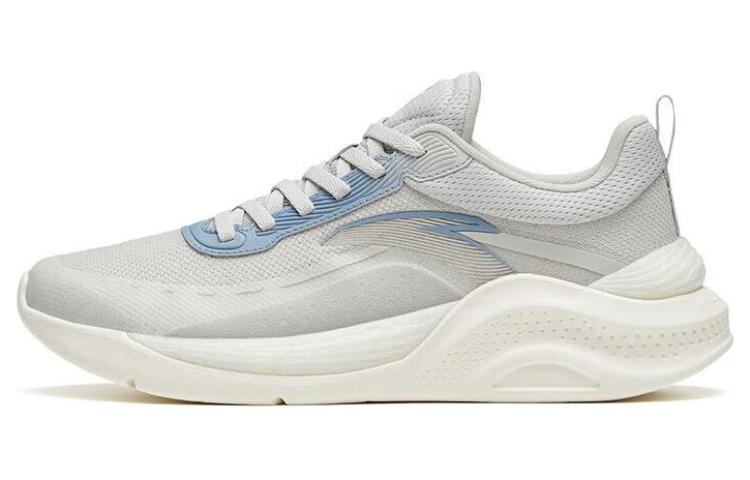 Anta Slip Resistant Abrasion Resistant Low top Training Shoes Men’s Gray Blue