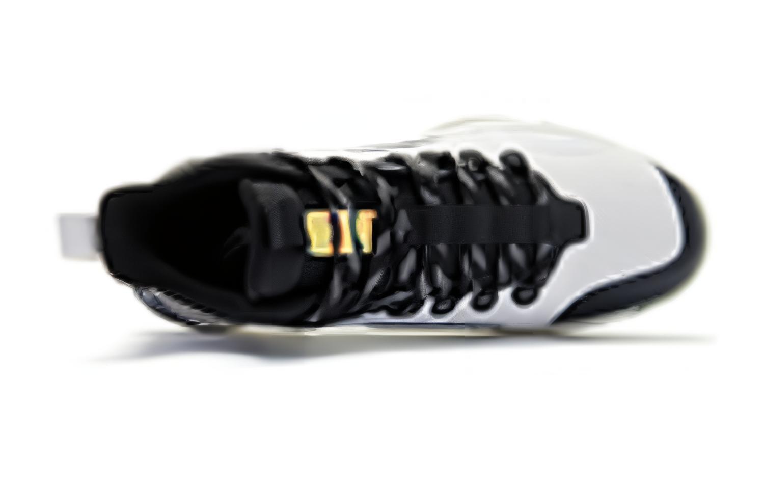 QIAODAN Abrasion Resistant Breathable Low top Basketball Shoes Men’s Black White