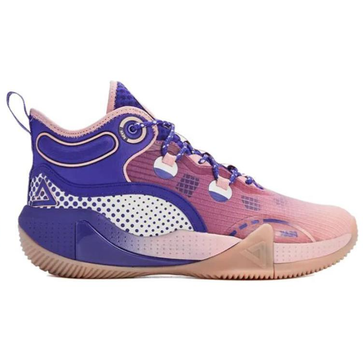 PEAK Power Collection Mid top Performance Basketball Shoes Men’s Purple