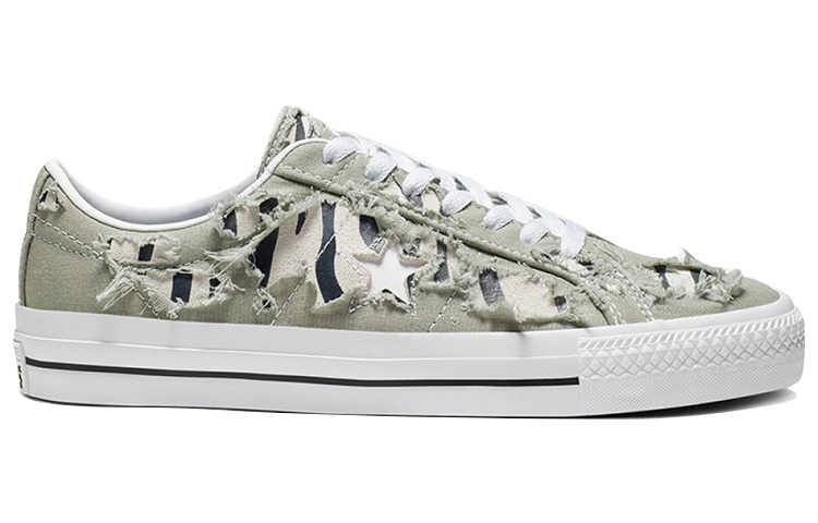 Кеды Converse One Star Pro Ox JA (зеленые) — фото 2