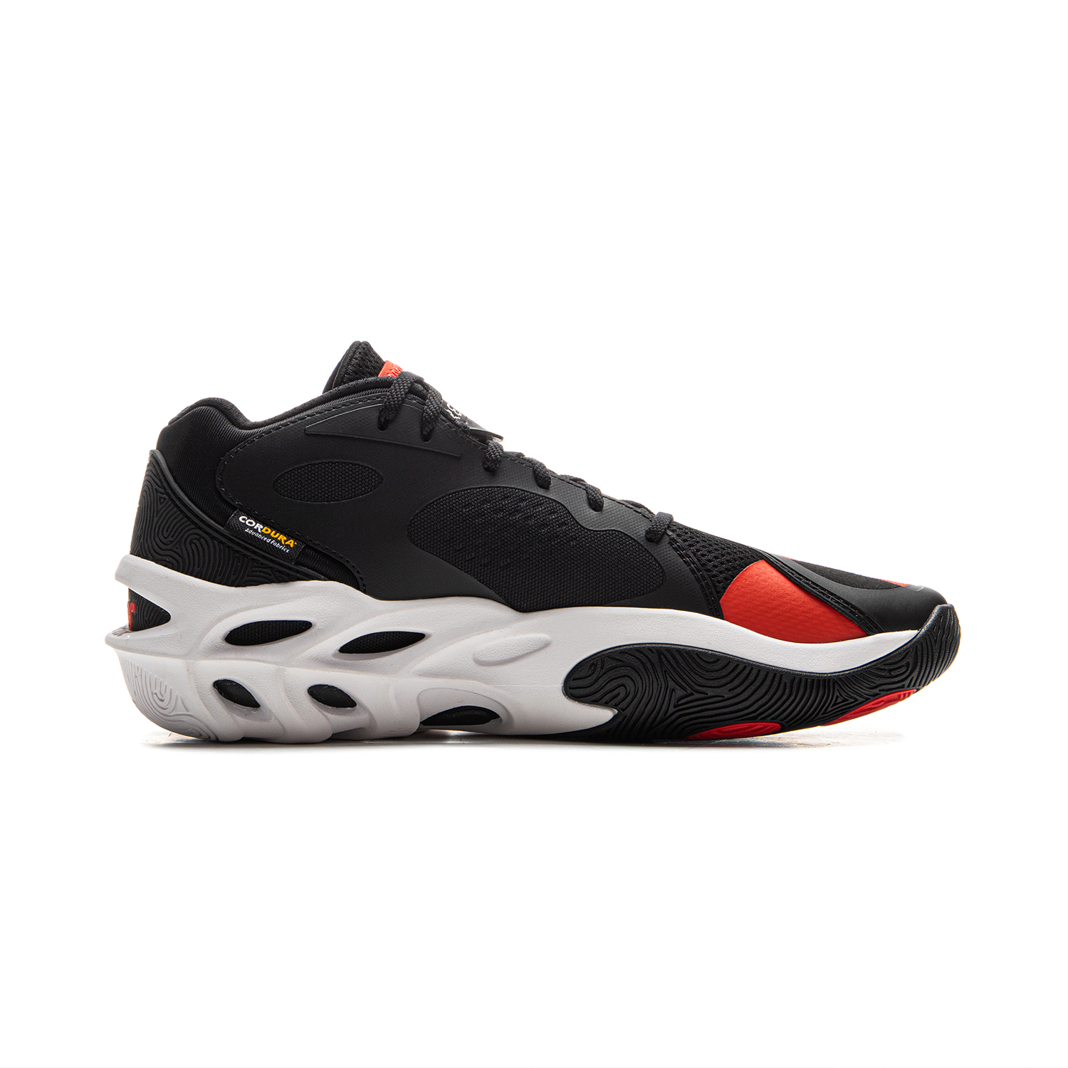 Li Ning XinSheng Mid top Basketball Shoes Men’s Black Red