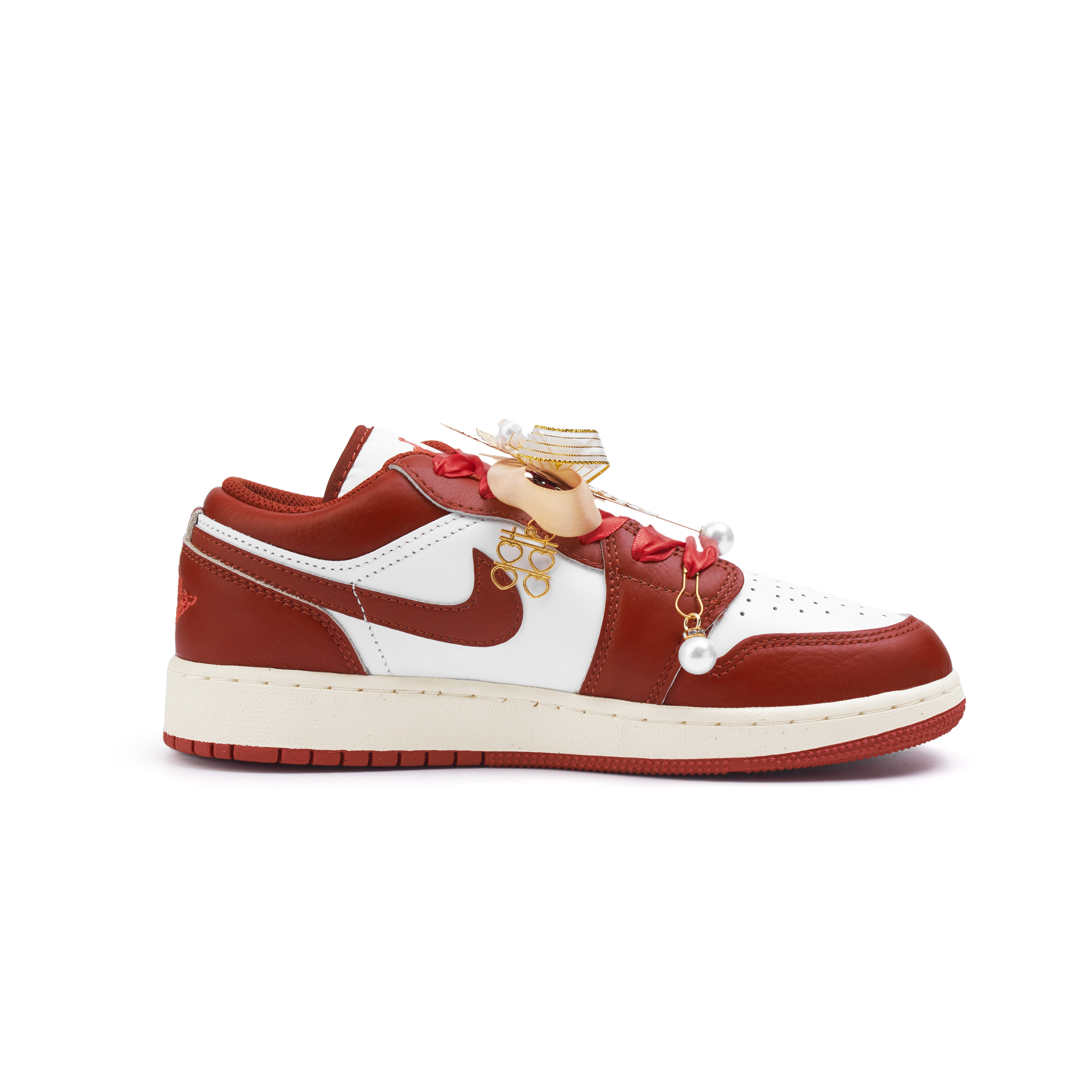 Jordan Air Jordan 1 Low top Vintage Basketball Shoes Women’s Red