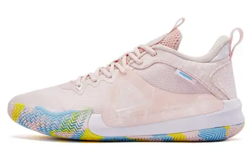 PEAK Cushioning Slip Resistant Breathable Cushioning Slip Resistant Breathable Low top Basketball Shoes Men's Pink