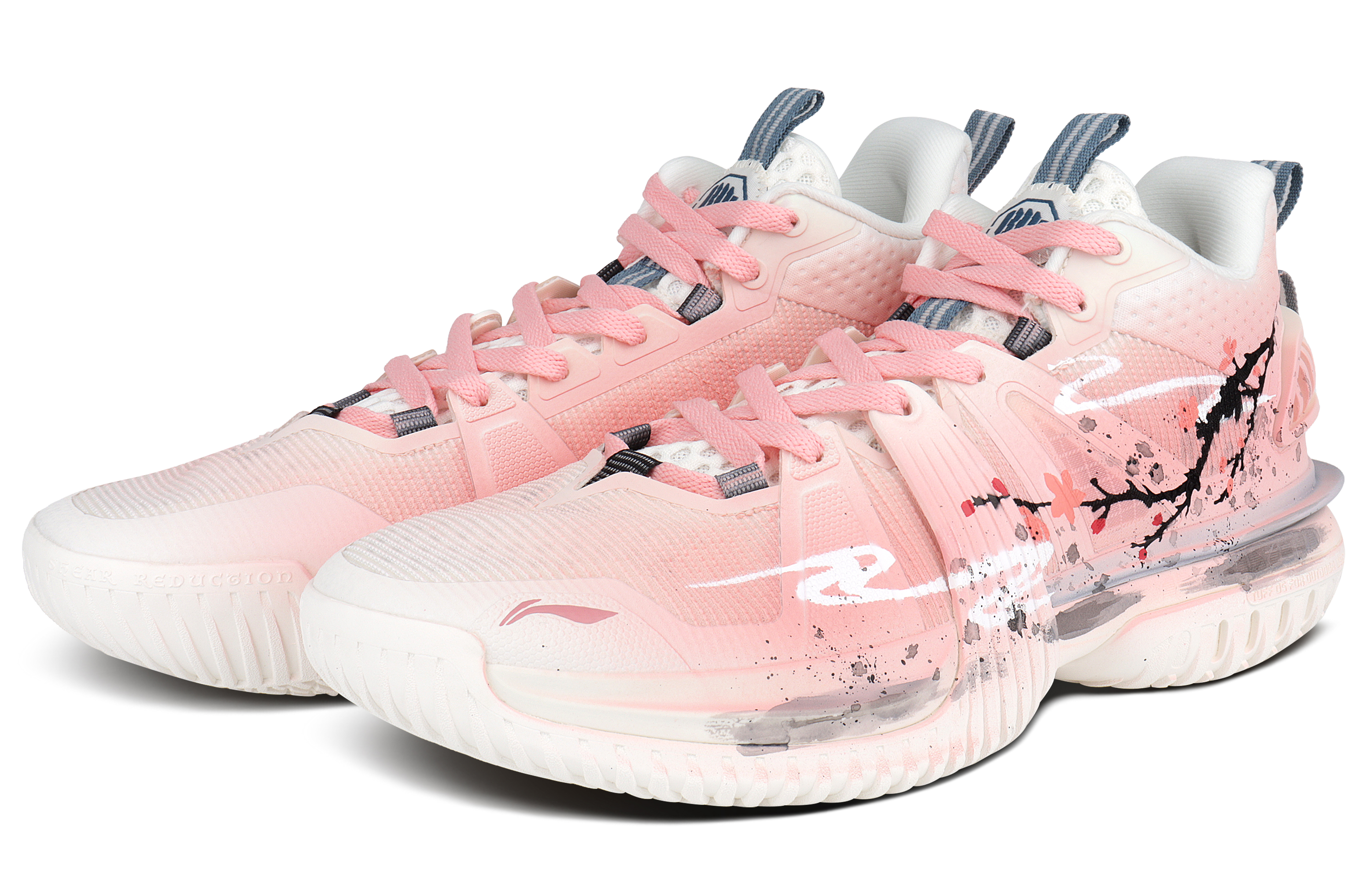 Li Ning Storm 2024 Cushioning Breathable Cushioning Breathable Low top Basketball Shoes Men’s
