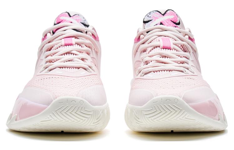 XTEP Against The Sky Generation Basketball Shoes Men’s Low Top Begonia Pink