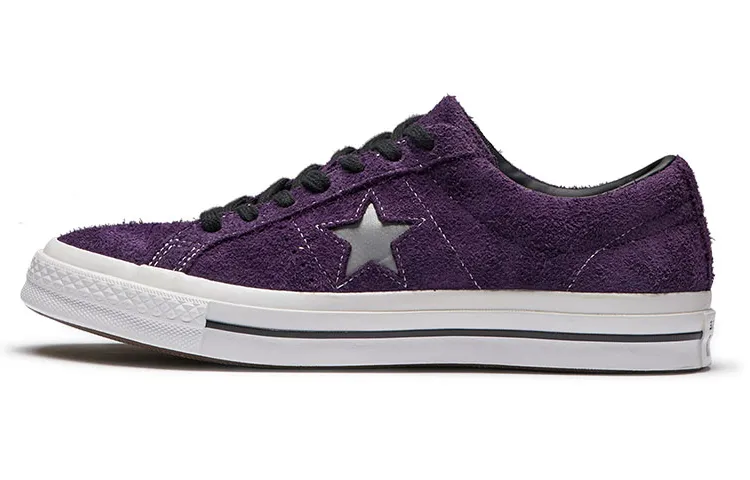 Converse One Star White Purple