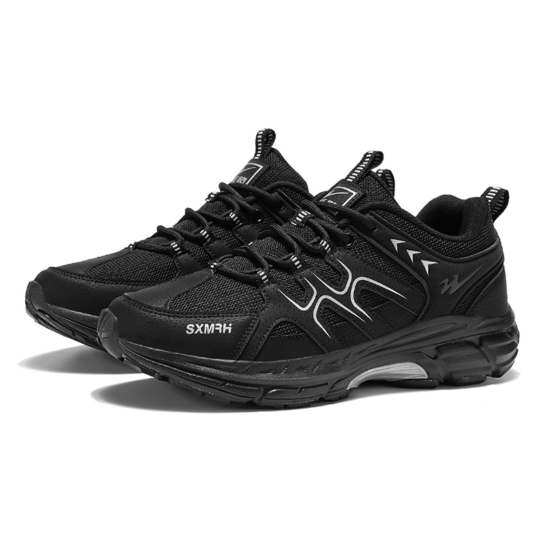 Binary Cushioning Slip Resistant Rebound Cushioning Slip Resistant Rebound Low top Mountaineering Shoes Men’s Black
