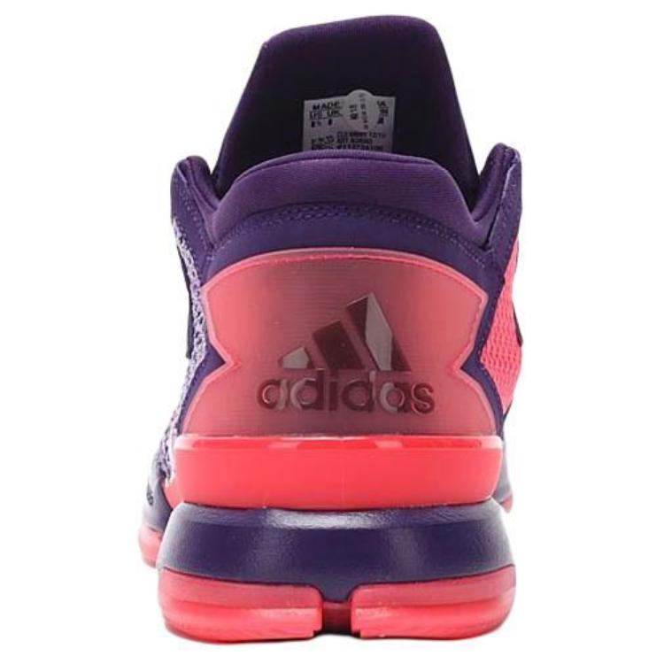 Adidas BASKETBALL Slip Resistant Abrasion Resistant High top Basketball Shoes Men’s Fuchsia
