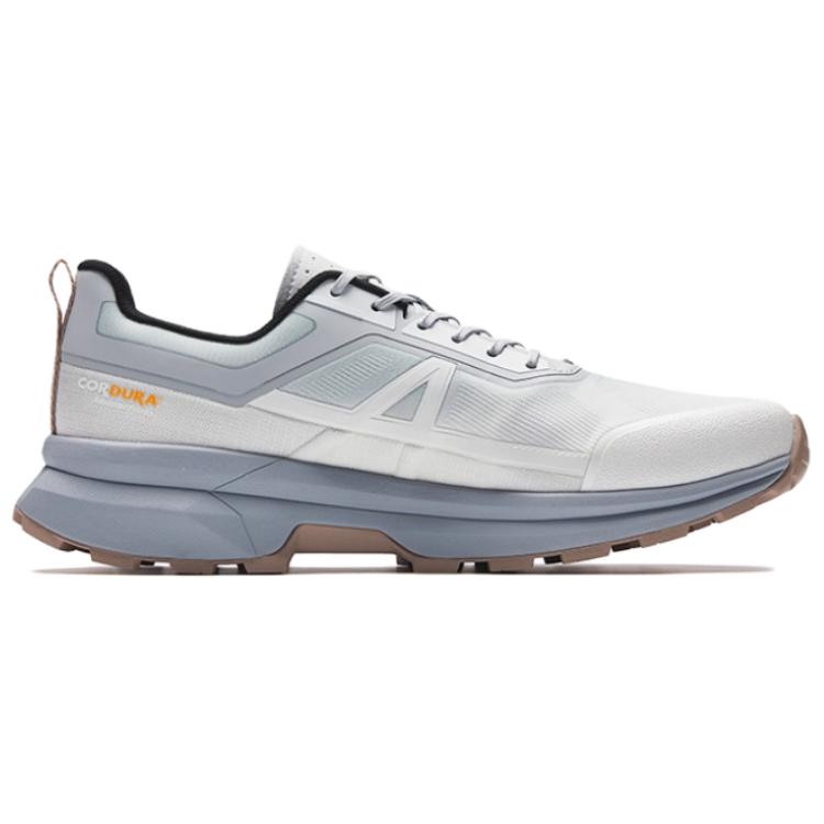 Anta Champion Opening 3 Cushioning Slip Resistant Support Low top Hiking Shoes Men’s Papyrus White Frost Tower Gray
