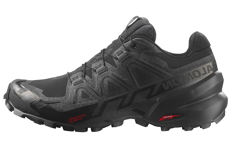 Женские кроссовки Salomon Speedcross 6 (черные)