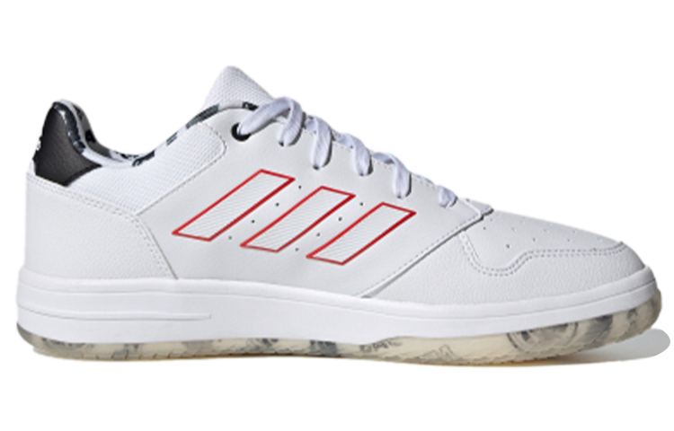 Мужские кроссовки adidas neo gametalker (бело-красные) — Белыйкрасный — фото 2