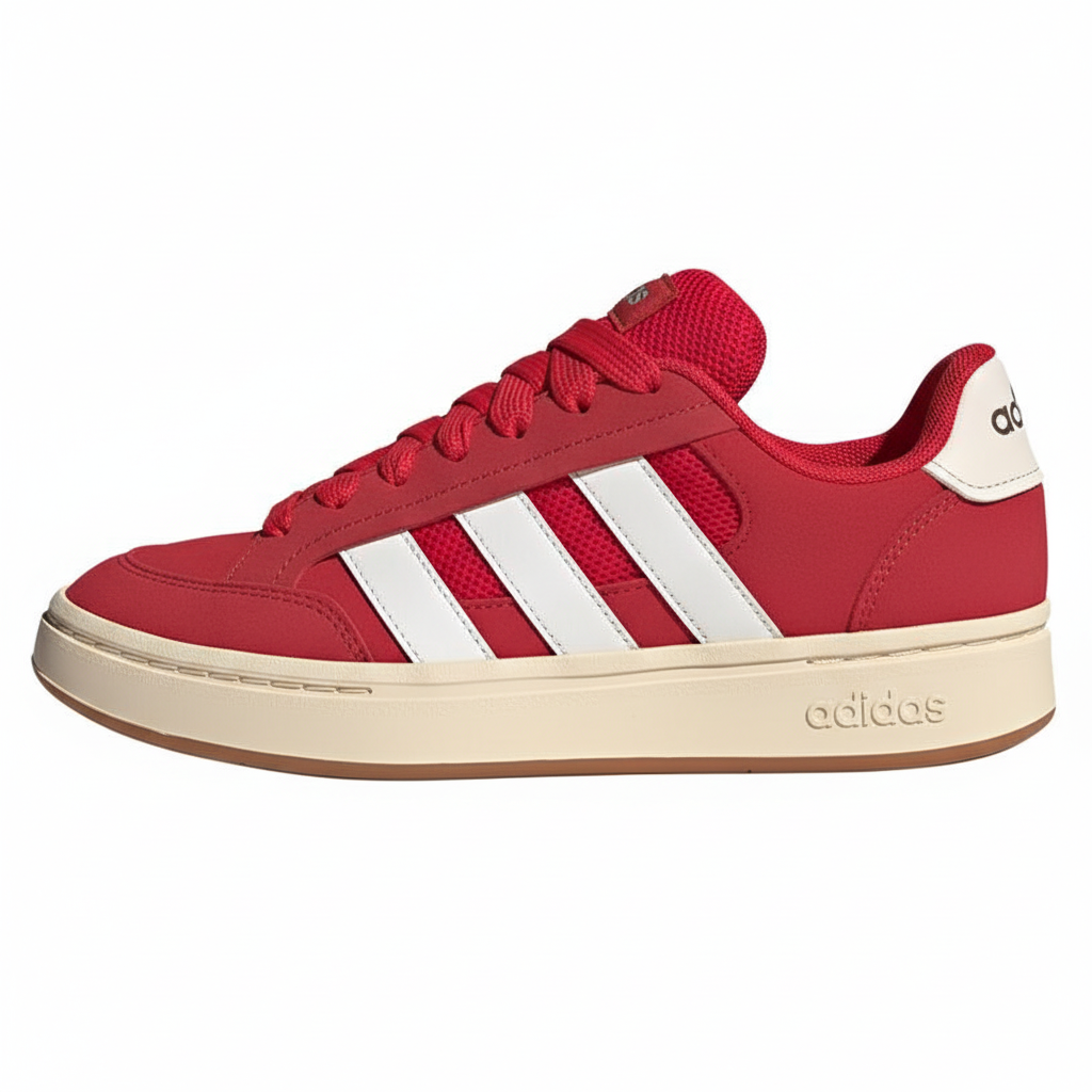 Женские кеды adidas gc alpha sk8 (красно-белые)