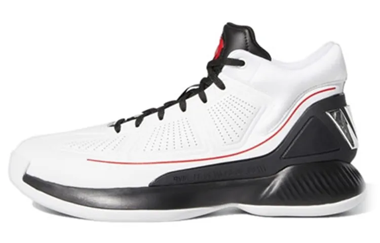D Rose 10 Adidas 'White Black Red'