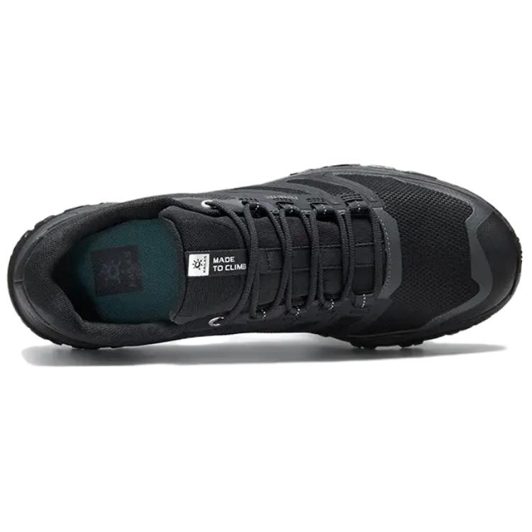 KAILAS Expedition 4 Abrasion Resistant Breathable Low top Hiking Shoes Men’s Jet Black
