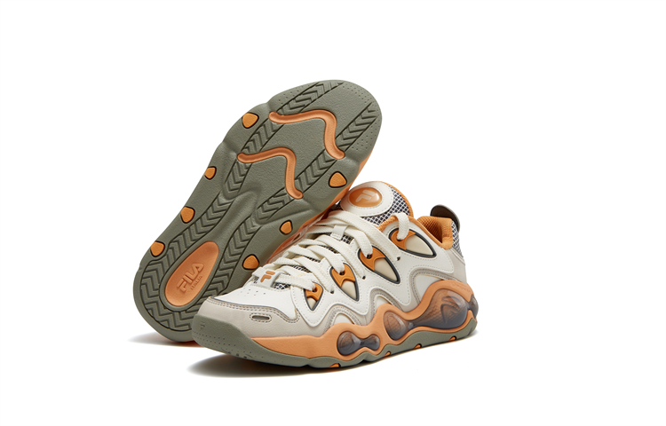 FILA FUSION Vertical Basketball Shoes ‘White Orange’ Women’s