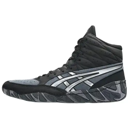 Asics AGGRESSOR 6 Abrasion Resistant Support High top Training Shoes Men's Black