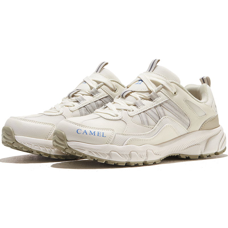 CAMEL Coiled Dragon 2.0 Mesh Cushioning Slip Resistant Abrasion Resistant Low top Outdoor Shoes Women’s Rococo White