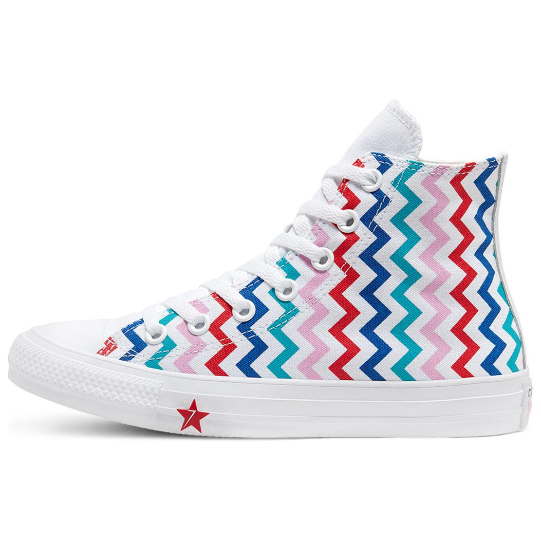Женские кеды Converse Chuck Taylor All Star High 'Zigzag' (разноцветные)